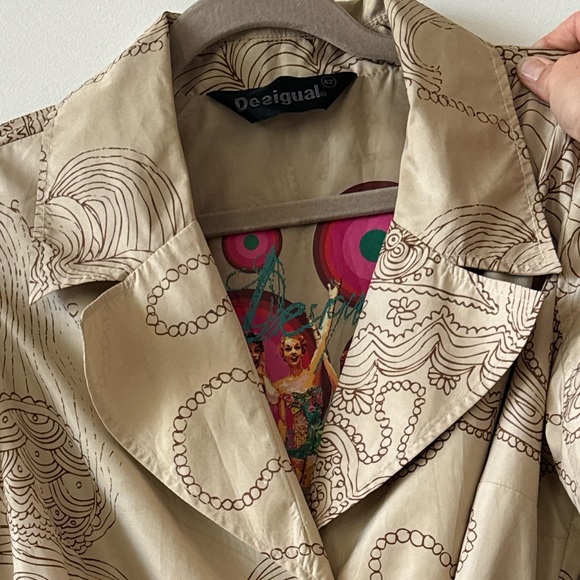 Designer Desigual fall jacket size 42 / Large - Picture 4 of 8